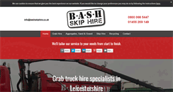 Desktop Screenshot of bashskiphire.co.uk