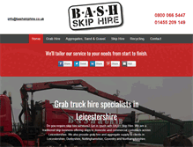 Tablet Screenshot of bashskiphire.co.uk